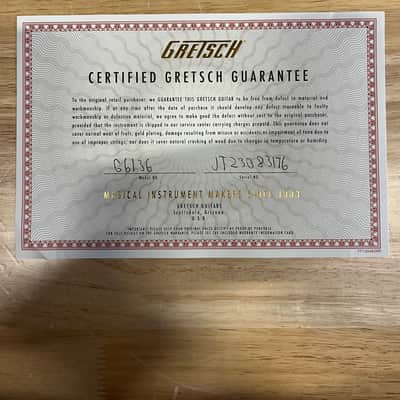 Gretsch G6136-55 Vintage Select Edition '55 Falcon - White Lacquer - JT23083176 - PLEK'd image 12