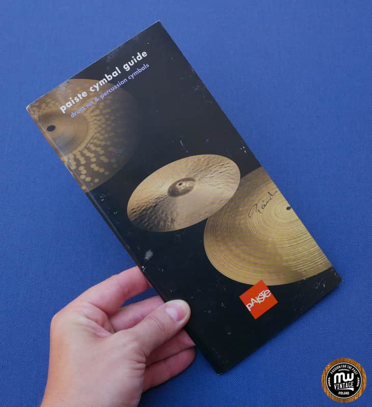 Paiste Cymbal Guide Catalog 2000s RARE image 1