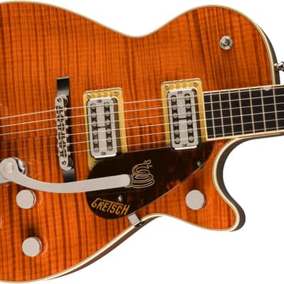 Gretsch G6130T Limited Edition Sidewinder with String-Thru Bigsby, Ebony Fingerboard, Bourbon Stain image 7