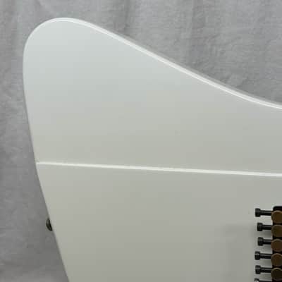 Hamer USA Firebird II 2 Guitar with Case 1980s - White image 4