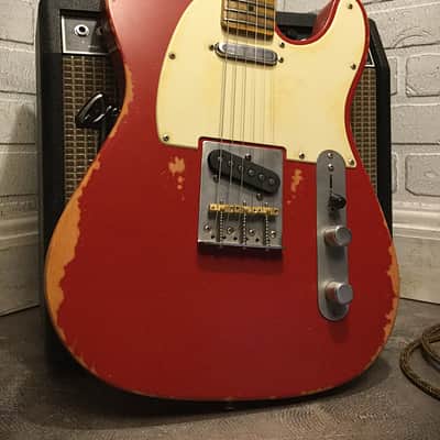 Relic Fender Telecaster (Partscaster) Electric Guitar Road Worn Red by Nate's Relic Guitars image 1