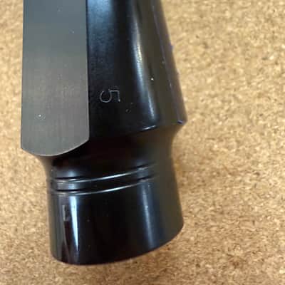 Ted Klum New York 5 Large Chamber Alto Sax Mouthpiece - Hard Rubber image 4
