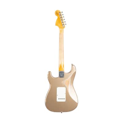 2022 Fender Custom Shop LTD 1967 HSS Heavy Relic Stratocaster Guitar, Aged Shorline Gold, CZ55XXXX image 3
