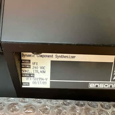 Ensoniq VFX Synthesizer with two Sound ROM Cartridge image 12