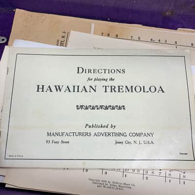 Hawaiian Tremoloa 1930’s-Manufacturers Advertising Co. image 15