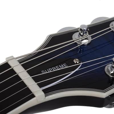 Schecter Solo-II Supreme See-Thru Blue Burst image 13