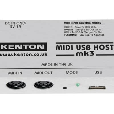 Kenton MIDI USB Host mk3 Bidirectional USB Host to MIDI Converter image 1