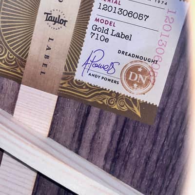 Taylor Gold Label 710e 2026 - Present - Natural image 1