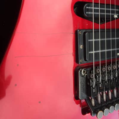Hamer Chaparral Custom 1988 Candy Apple Red Great Neck All Original image 5