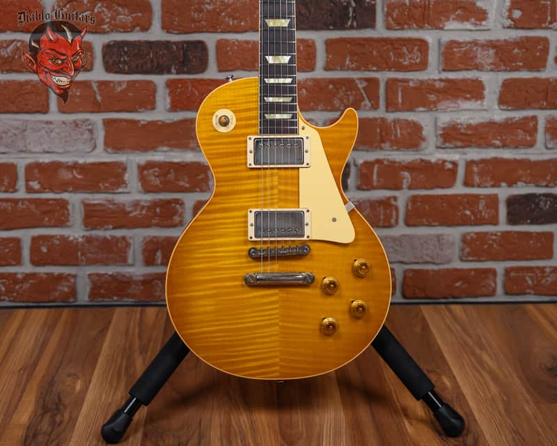 Gibson Custom Shop 1959 Les Paul Standard Reissue Flame Maple Top Lemon Burst VOS 2025 w/OHSC image 1