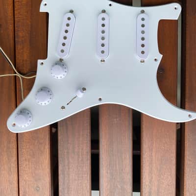 PRS SE Silver Sky Loaded Pickguard, 635JM “S” pickups mounted on Fender Pickguard image 2