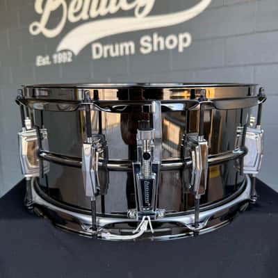 Ludwig Black Beauty 6.5x14" Snare Drum with Black Nickel Hoops & Tension Rods (Rm4) image 3