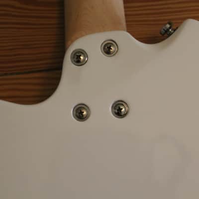Sambora SA-1 Prototype, Les Paul Style, 1 Humbucker, Floyd Rose Speedloader, White, Rare! image 6