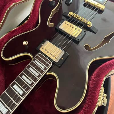 Bradley ES-55W Double Cutaway Semi-Hollow 1975 Natural Rosewood image 7