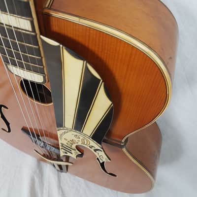 RARE Vintage 1949 Otto Meindl Migma Meister Jazz Guitar "Mein-Del" (Germany) image 10