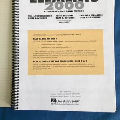 Hal Leonard Essential Elements 2000 Comprehensive Band Method Book 2 CDs Included image 5