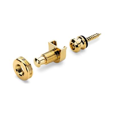 Schaller S-Locks Strap Locks Set of 2 (Gold) image 2