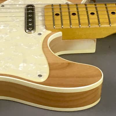Fender American Vintage Double Bound Solid Body Custom Aged Natural Relic TL71 Tele Guitar 7.1Lb HSC image 16