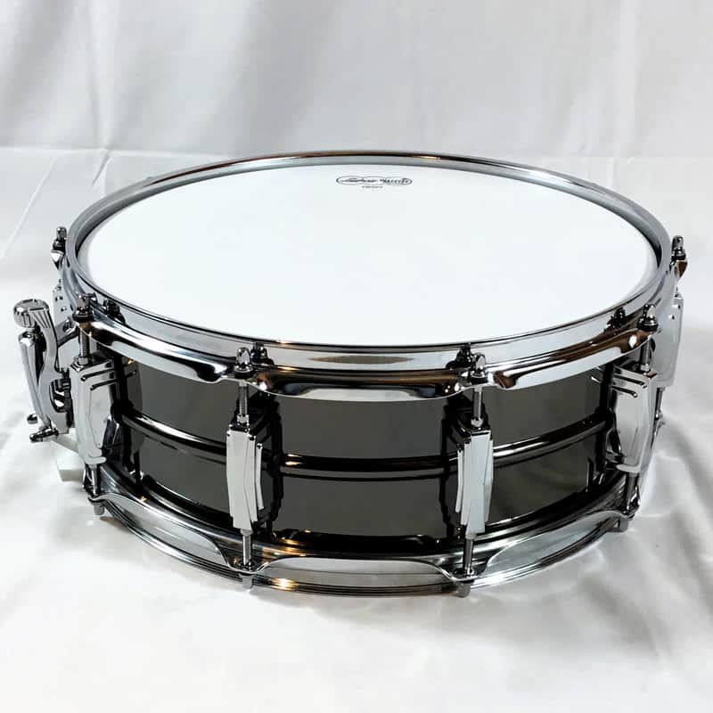 Open Box/Display Model Ludwig LB416 Black Beauty 5" x 14" 10-Lug Brass Snare Drum - Black Nickel-Plated image 1
