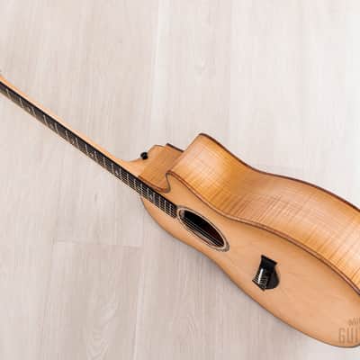 2023 Taylor Custom Grand Auditorium Acoustic Electric Guitar w/ Bearclaw Spruce, Flame Maple & Flame Koa Armrest image 14