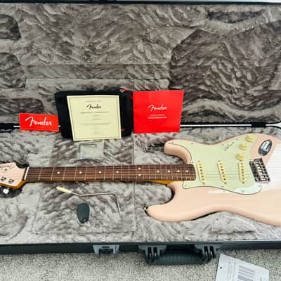Rare Fender FSR 70th Anniversary American Professional II Stratocaster - Shell Pink w/ Matching Headstock image 2