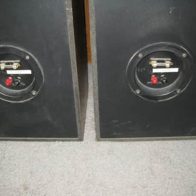 Vintage Polk Audio Original Monitor 5 Bookshelf speakers  Peerless Tweeters image 3