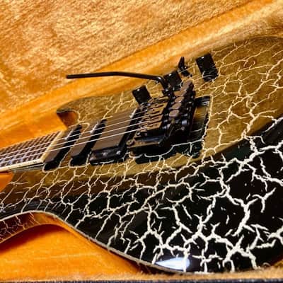 Charvel SL-145 Circa Soloist Gold Crackle Made in Japan Guitar w/ Hard Case image 2
