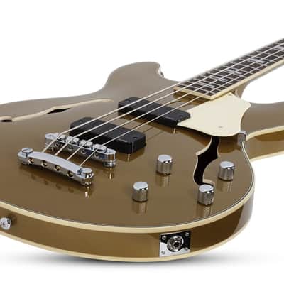 Schecter Corsair Bass - Metallic Gold (MGLD) (1551) image 8