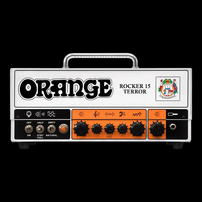 Orange Rocker 15 Terror 2-Channel 15-Watt Guitar Amp Head 2018 - Present - White image 1