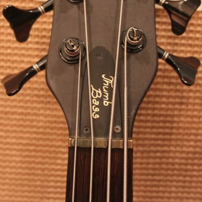 Vintage 1991 Warwick Thumb Thru Neck Golden Era Left Handed Bass Guitar w/ Case image 3