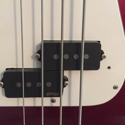 Fender '62 Reissue Precision Bass 1993 Candy Apple Red image 5
