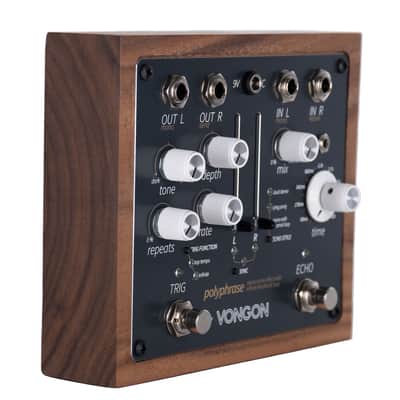Vongon Polyphrase Stereo Echo Effect Pedal With Infinite Feedback Loop image 3