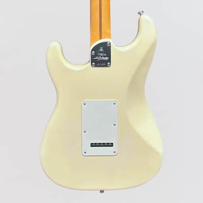 Fender American Lincoln Brewster Stratocaster USA Electric Guitar 2024 - Olympic Pearl image 4