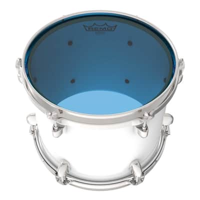 Remo 12" Emperor Colortone Blue Drum Head BE-0312-CT-BU image 2
