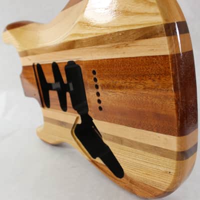 Butcher Block HSS guitar body - fits Fender Strat Stratocaster necks J910 Bild 5