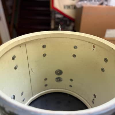 1960s Ludwig 14x14 Floor Tom in Oyster Blue Pearl image 7