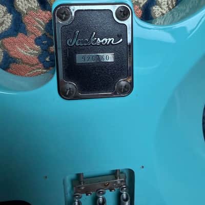 1992 Jackson Professional Fusion SS Electric Guitar in Seafoam Green image 5