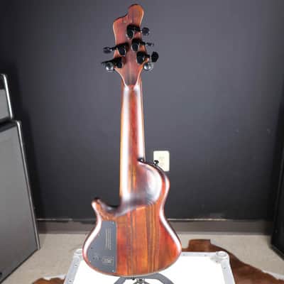 Mayones Cali 5 Fretless Antique Brown Matte image 9