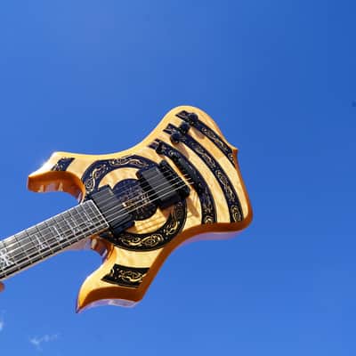 Wylde Audio Nomad Norse Dragon Raw Top 6-String Electric Guitar image 10