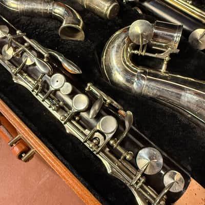 RARE — Serviced 1950’s Selmer Paris Depose Low E Natural Bass Clarinet image 4