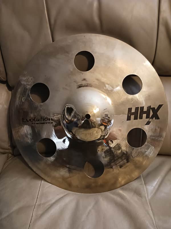 Sabian 16" HHX Evolution O-Zone Crash Cymbal *small crack* image 1