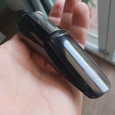 Rare Pomarico bass saxophone hard rubber mouthpiece, hadmade in Italy. image 6