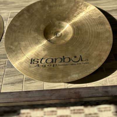 Istanbul Agop Mel Lewis 1982 13" high hats hi hat image 3