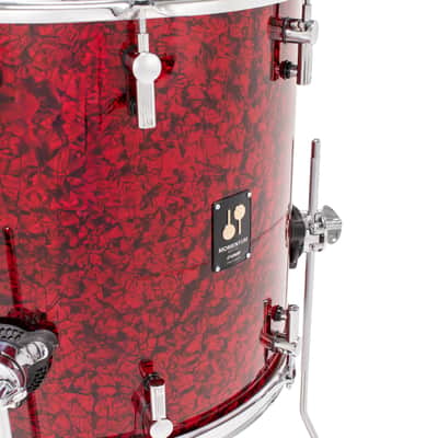 SONOR Momentum Beech Series Red Pearl Wrap Custom 4pc Kit 22_12_14_16 Drums Set Shell Pack | Made in Germany | NEW | SHIPS NOW | Authorized Dealer image 9