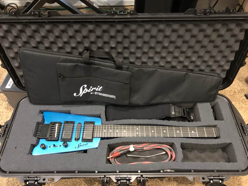 Steinberger GT-Pro Deluxe Frost Blue image 1