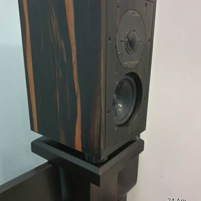 Shun Mook BBC LS3/5a Speakers 1980s - Real Ebony wood image 7