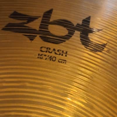 Pair of Zildjian ZBT Crash Cymbals 16 & 18 inch image 5