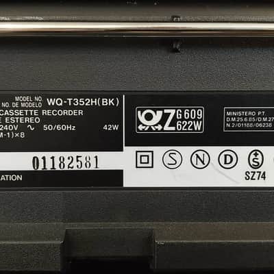 SHARP WQ-T352 Rare Vintage Cassette Deck Boombox Custom Japan Serviced Warranty image 8