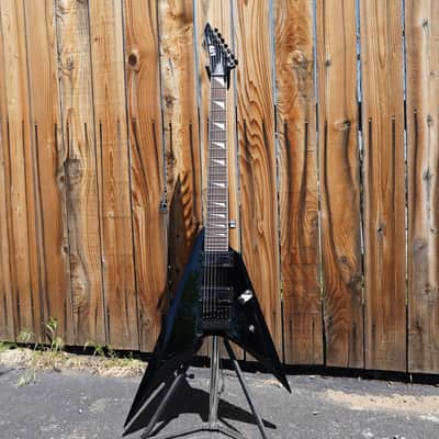 ESP LTD ARROW-1007 Baritone Evertune Black 7-String Electric Guitar image 3