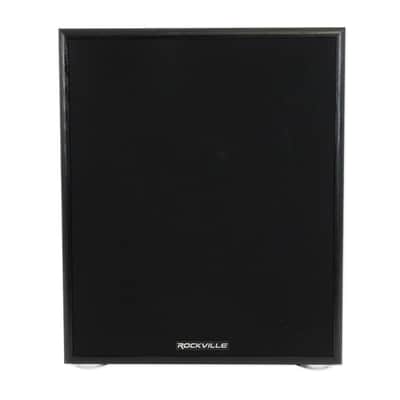 Rockville Rock Shaker 12" Inch Black 800w Powered Home Theater Subwoofer Sub image 2